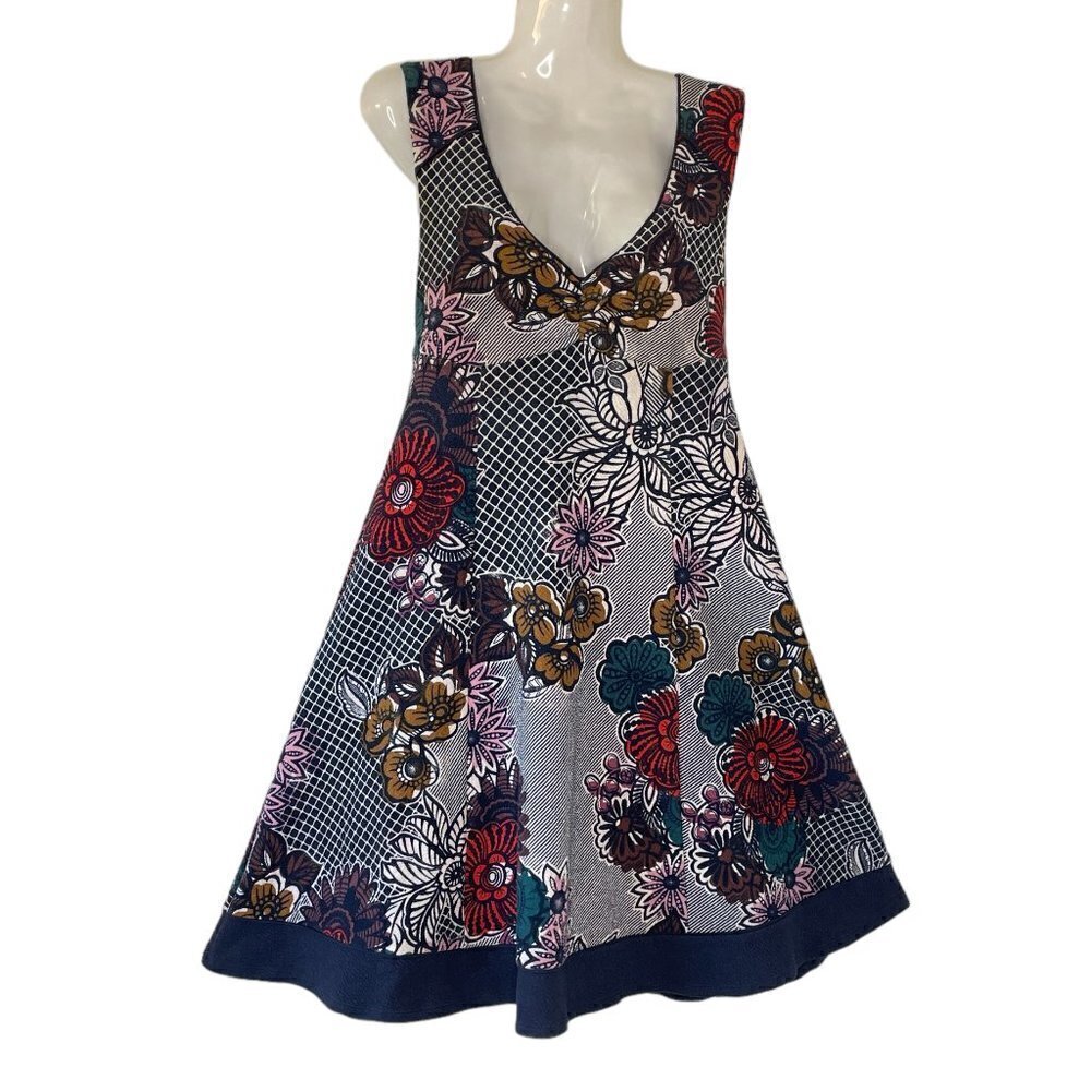 Maeve Stretch Skater Dress Sleeveless with Empire Waist and Sweetheart Neckline